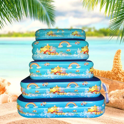 BENOBBY KIDS Pataugeoire Gonflable, Pataugeoire Familiale Pour Enfants, Pataugeoire Pour Bébé, Pataugeoire Ocean Life Pour Enfants, Grande Pataugeoire Rectangulaire Pour Enfants, Grandes Pataugeoires Pour Jardin, Pour Nager Ou Pagayer, Extérieur Et Intérieur B 5 BENOBBY KIDS Pataugeoire Gonflable, Pataugeoire Familiale Pour Enfants, Pataugeoire Pour Bébé, Pataugeoire Ocean Life Pour Enfants, Grande Pataugeoire Rectangulaire Pour Enfants, Grandes Pataugeoires Pour Jardin, Pour Nager Ou Pagayer, Extérieur Et Intérieur B – Image 3