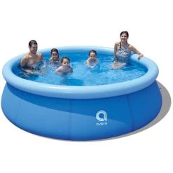 BENOBBY KIDS Pataugeoire Gonflable, Pataugeoire Familiale Pour Enfants, Grande Pataugeoire Ronde Pour Enfants Et Adultes, Piscine Familiale Gonflable Pour Jardin Pour Nager Ou Patauger, Extérieur Et Intérieur (180*73cm)