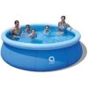 BENOBBY KIDS Pataugeoire Gonflable, Pataugeoire Familiale Pour Enfants, Grande Pataugeoire Ronde Pour Enfants Et Adultes, Piscine Familiale Gonflable Pour Jardin Pour Nager Ou Patauger, Extérieur Et Intérieur (240 Cm X 63 Cm) -Piscine Soldes Boutique 57817602 1