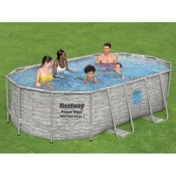TRUE DEAL Bestway Ensemble De Piscine Power Steel 427x250x100 Cm