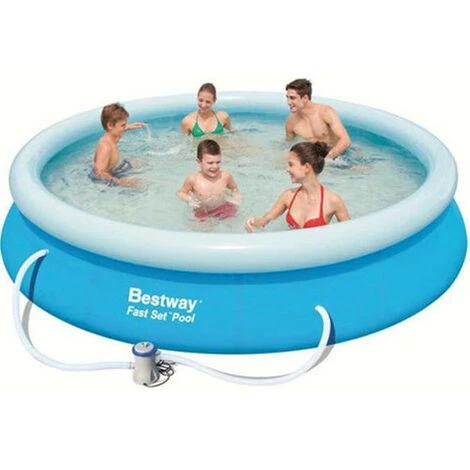 Kit Piscine Hors Sol Autoportante BESTWAY - Fast Set - 366 X 76 Cm - Ronde (Livrée Avec Une Pompe De Filtration) 3 Kit Piscine Hors Sol Autoportante BESTWAY - Fast Set - 366 X 76 Cm - Ronde (Livrée Avec Une Pompe De Filtration)