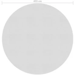 INLIFE Film Solaire De Piscine Flottant PE 455 Cm Gris -Piscine Soldes Boutique 57884288 4