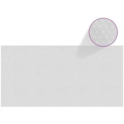 INLIFE Film Solaire De Piscine Flottant PE 488x244 Cm Gris