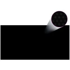 INLIFE Film Solaire De Piscine Flottant PE 1200x600 Cm Noir Et Bleu -Piscine Soldes Boutique 57884699 3