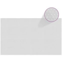 INLIFE Film Solaire De Piscine Flottant PE 1000x600 Cm Gris