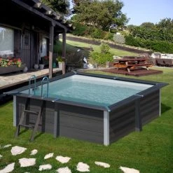 POOLCREW Piscine WPC Rhodes - Enterrable Gris 326 X Cm - Gris 10 POOLCREW Piscine WPC Rhodes - Enterrable Gris 326 X Cm - Gris -Piscine Soldes Boutique 57962401 4