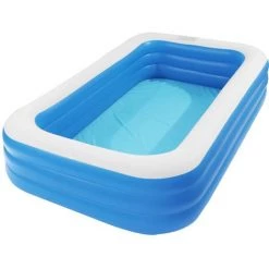 LAKJWO Piscine Gonflable Pour Enfants Piscine Familiale Pleine Grandeur Pour Enfants, Tout-petits Et Adultes Centre De Natation, Piscine Familiale Pour Jardin, Jardin, Fête De Piscine D’été