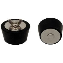 IRISFR Lilaris Lot De 2 Bouchons D'hivernage En Caoutchouc Pour Piscine Avec Boulons En Acier Inoxydable Contre Le Gel Sur Les Tuyaux D'évacuation Des Piscines