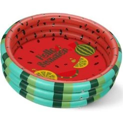 ABCRITAL Piscine Gonflable Pour Enfants, Très Grande Piscine Pour Bébé Summer Watermelon Kids Swimming Pools To Replace Backyard Pool Gonflable Water Pool For Kids Indoor Outdoor (49X12 '')