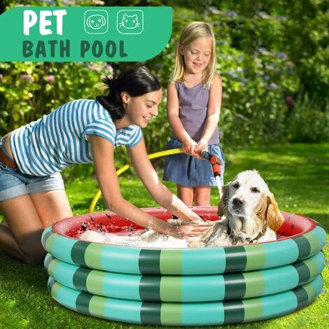 ABCRITAL Piscine Gonflable Pour Enfants, Très Grande Piscine Pour Bébé Summer Watermelon Kids Swimming Pools To Replace Backyard Pool Gonflable Water Pool For Kids Indoor Outdoor (49X12 '') 6 ABCRITAL Piscine Gonflable Pour Enfants, Très Grande Piscine Pour Bébé Summer Watermelon Kids Swimming Pools To Replace Backyard Pool Gonflable Water Pool For Kids Indoor Outdoor (49X12 '') – Image 4