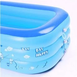 ABCRITAL Piscine Gonflable Pour Bébé, Petite Piscine Pour Enfants, Pliable En Pvc, Rectangulaire, Douche Familiale, Lavabo, Douche Portable, Pour Bébé Et Enfant, Taille 120 X 70 X 35 Cm 9 ABCRITAL Piscine Gonflable Pour Bébé, Petite Piscine Pour Enfants, Pliable En Pvc, Rectangulaire, Douche Familiale, Lavabo, Douche Portable, Pour Bébé Et Enfant, Taille 120 X 70 X 35 Cm -Piscine Soldes Boutique 58344675 3