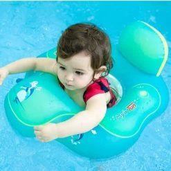 ABCRITAL Myir Bébé Siège De Piscine, Bouee Bebe Bouée Bébé Enfant Bouee Gonflable Bébé Flotteur Bague De Natation Anneau De Natation (Bleu ,M) -Piscine Soldes Boutique 58345052 3