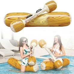ABCRITAL Jouet Flottant Gonflable,4Pcs Gonflable Pneu De Natation Matelas D'Air Flotteur Tour Sur La Ligne Jeux D'Eau Bateau,Jouets Gonflables De L'Eau Pour Les Enfants Adultes -Piscine Soldes Boutique 58345053 4