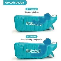 ABCRITAL Baignoire Gonflable Pour Bébé, Cuve Piscine Pour Été Bain Souple, Baignoire Anti-Glissante Pliable Voyage Epais Bébé Bain Douche Bassine Siège, Bain Pour Bébé(Bébés De 0 À 46 Mois) -Piscine Soldes Boutique 58345165 4