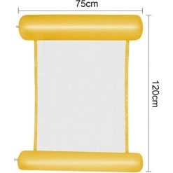 ABCRITAL Hamac D'Eau Gonflable, 2Pcs Floattant Hamac 4 -En-1 Hamac Gonflable Piscine, Pliable Flottantes Hamac Flotteur Ultraléger, Chaise Longue Flotteur Pour Adulte Plage Partie Vacances -Piscine Soldes Boutique 58345290 5