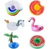 ABCRITAL Ensemble De Porte-Gobelets Gonflables 6 Pièces, Porte-Boissons Pour Bain À Remous, Piscine Gonflable, Jouets De Piscine, Adapté Pour Les Rassemblements, Les Vacances, La Baignade -Piscine Soldes Boutique 58345295 1