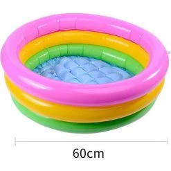 GRID COOL Pataugeoire Pour Bébés Piscine Gonflable Pour Les Tout-Petits Piscine 3 Boudins Fond Gonflable -Piscine Soldes Boutique 58348682 5