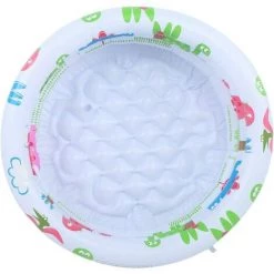 GRID COOL Piscine Pour Bébé, Piscine Gonflable Ronde, Adaptée Aux Enfants, Petite Pompe Gonflable Portable, Dinosaure De Dessin Animé, Piscine Intérieure Extérieure，60cm -Piscine Soldes Boutique 58348753 4