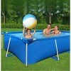 BENOBBY KIDS Piscine Hors Sol Rectangulaire De 86,8 * 58,95 * 16,9 Pouces (piscine Uniquement) Avec Cadre En Acier Résistant à La Rouille, PVC Robuste Et Parois Latérales En Polyester 3 Plis 2 BENOBBY KIDS Piscine Hors Sol Rectangulaire De 86,8 * 58,95 * 16,9 Pouces (piscine Uniquement) Avec Cadre En Acier Résistant à La Rouille, PVC Robuste Et Parois Latérales En Polyester 3 Plis -Piscine Soldes Boutique 58479930 1