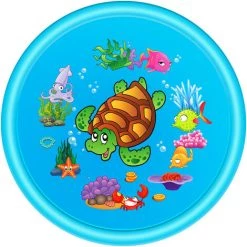 STARLIGHT Splash Pad, SL.GT Saupoudrage Gonflable Et Splash Play Tapis D'eau, Fontaine Enfants Baby Eau Playmat Portable,110CM -Piscine Soldes Boutique 58508773 4