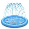 STARLIGHT SL.GT Splash Pad Arroseur Tapis DeJeu Jouets D'eau Gonflables Eté Extérieur-Jardin-Plage Pataugeoire Jouets,150CM(bleu) -Piscine Soldes Boutique 58508809 1