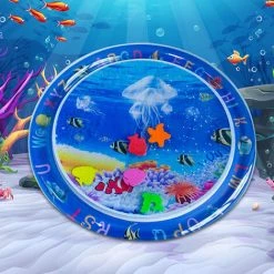 STARLIGHT Tapis D'eau Gonflablede Bébé ,SL.GT Tapis De Jeu En PVC Imperméable,Énorme Centre D'Activité Amusante Doux Et Confortable,60*60*8cm 11 STARLIGHT Tapis D'eau Gonflablede Bébé ,SL.GT Tapis De Jeu En PVC Imperméable,Énorme Centre D'Activité Amusante Doux Et Confortable,60*60*8cm -Piscine Soldes Boutique 58508821 5