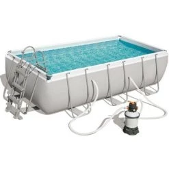 BENOBBY KIDS Ensemble De Piscine Carrée Hors Sol Avec Cadre Extérieur De 4,04 M X 2,01 M X 1,0 M Avec Couverture Pour Adultes Famille Arrière-cour Extérieure 8 BENOBBY KIDS Ensemble De Piscine Carrée Hors Sol Avec Cadre Extérieur De 4,04 M X 2,01 M X 1,0 M Avec Couverture Pour Adultes Famille Arrière-cour Extérieure -Piscine Soldes Boutique 58534785 2