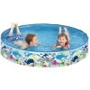 JILONG HAPPY SEA PISCINE POUR ENFANT AVEC PAROIS FIXES BLEU Ø 150 X 25 CM 6920388645829 -Piscine Soldes Boutique 58635127 1