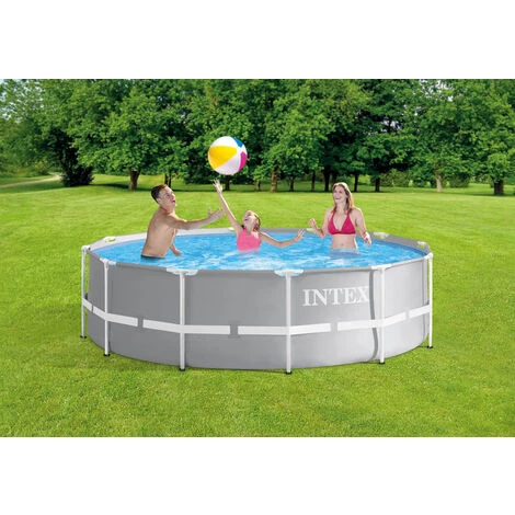 Piscine Tubulaire Intex Ronde 366x99 Cm - Avec Pompe De Filtration 5 Piscine Tubulaire Intex Ronde 366x99 Cm - Avec Pompe De Filtration – Image 3