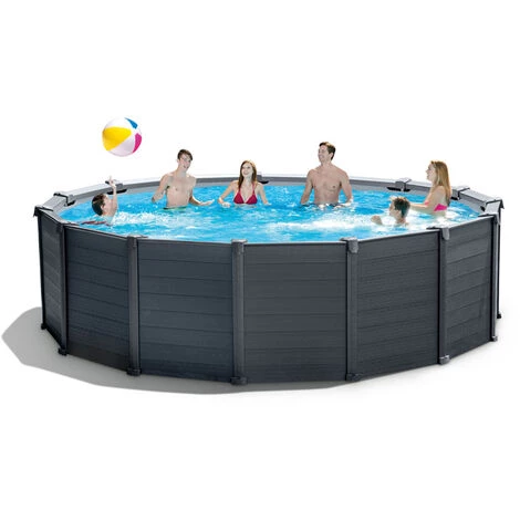 Piscine Tubulaire Intex Ronde 478x124 Cm - Accessoires Inclus 4 Piscine Tubulaire Intex Ronde 478x124 Cm - Accessoires Inclus – Image 2