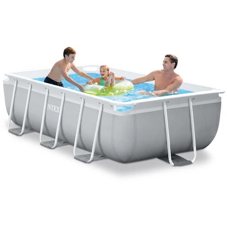 Piscine Tubulaire Intex Rectangulaire 300x175x80 Cm - Avec Pompe De Filtration 4 Piscine Tubulaire Intex Rectangulaire 300x175x80 Cm - Avec Pompe De Filtration – Image 2