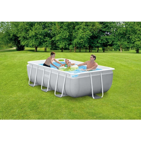 Piscine Tubulaire Intex Rectangulaire 300x175x80 Cm - Avec Pompe De Filtration 5 Piscine Tubulaire Intex Rectangulaire 300x175x80 Cm - Avec Pompe De Filtration – Image 3