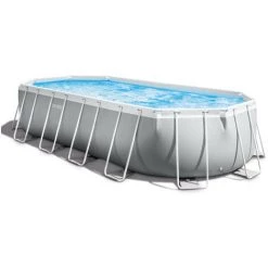 Piscine Tubulaire Intex Ovale 610x305x122 Cm - Accessoires Inclus -Piscine Soldes Boutique 58675983 4