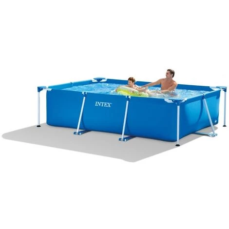 Piscine Tubulaire Intex Rectangulaire 260x160x65 Cm - Frame Pool 3 Piscine Tubulaire Intex Rectangulaire 260x160x65 Cm - Frame Pool