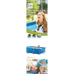 Piscine Tubulaire Intex Rectangulaire 260x160x65 Cm - Frame Pool 10 Piscine Tubulaire Intex Rectangulaire 260x160x65 Cm - Frame Pool -Piscine Soldes Boutique 58676012 4