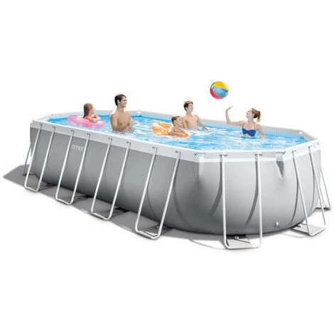Piscine Tubulaire Intex Ovale 610x305x122 Cm - Accessoires Inclus 4 Piscine Tubulaire Intex Ovale 610x305x122 Cm - Accessoires Inclus – Image 2