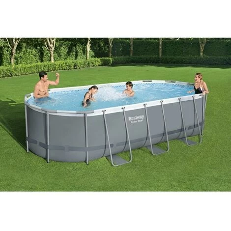 Piscine Tubulaire Bestway Ovale 549x274x122 Cm - Accessoires Inclus 4 Piscine Tubulaire Bestway Ovale 549x274x122 Cm - Accessoires Inclus – Image 2