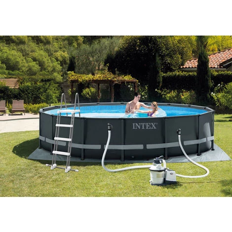 Piscine Tubulaire Intex Ronde 488x122 Cm - Accessoires Inclus 5 Piscine Tubulaire Intex Ronde 488x122 Cm - Accessoires Inclus – Image 3