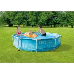 Piscine Tubulaire Intex Ronde 305x76 Cm - Avec Pompe De Filtration -Piscine Soldes Boutique 58676136 3