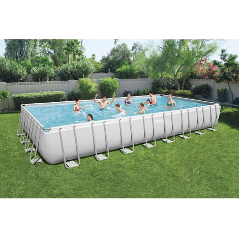 Piscine Tubulaire Bestway Rectangulaire 956x488x132 Cm - Accessoires Inclus 4 Piscine Tubulaire Bestway Rectangulaire 956x488x132 Cm - Accessoires Inclus – Image 2