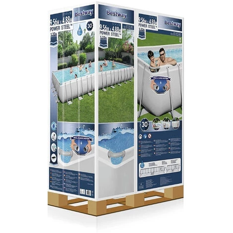 Piscine Tubulaire Bestway Rectangulaire 956x488x132 Cm - Accessoires Inclus 6 Piscine Tubulaire Bestway Rectangulaire 956x488x132 Cm - Accessoires Inclus – Image 4