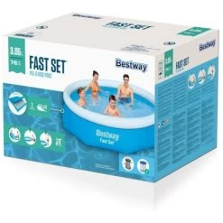 Piscine Gonflable Bestway Ronde 305x76 Cm - Avec Pompe De Filtration -Piscine Soldes Boutique 58676232 4