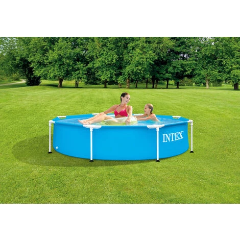 Piscine Tubulaire Intex Ronde 244x51 Cm - Metal Frame Pool 4 Piscine Tubulaire Intex Ronde 244x51 Cm - Metal Frame Pool – Image 2