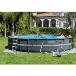 Piscine Tubulaire Intex Ronde 732x132 Cm - Accessoires Inclus -Piscine Soldes Boutique 58676264 3