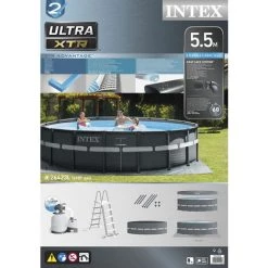 Piscine Tubulaire Intex Ronde 549x132 Cm - Accessoires Inclus 11 Piscine Tubulaire Intex Ronde 549x132 Cm - Accessoires Inclus -Piscine Soldes Boutique 58676276 5