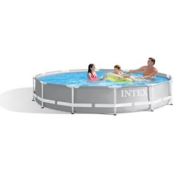 Piscine Tubulaire Intex Ronde 366x76 Cm - Avec Pompe De Filtration 8 Piscine Tubulaire Intex Ronde 366x76 Cm - Avec Pompe De Filtration -Piscine Soldes Boutique 58676305 2