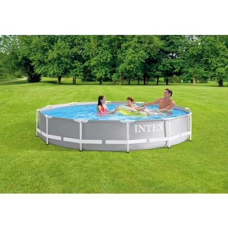 Piscine Tubulaire Intex Ronde 366x76 Cm - Avec Pompe De Filtration 5 Piscine Tubulaire Intex Ronde 366x76 Cm - Avec Pompe De Filtration – Image 3