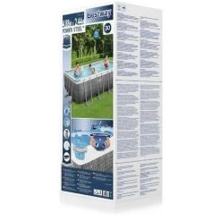 Piscine Tubulaire Bestway Rectangulaire 488x244x122 Cm - Accessoires Inclus 10 Piscine Tubulaire Bestway Rectangulaire 488x244x122 Cm - Accessoires Inclus -Piscine Soldes Boutique 58676317 4