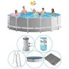 Piscine Tubulaire Intex Ronde 457x122 Cm - Accessoires Inclus -Piscine Soldes Boutique 58676379 1