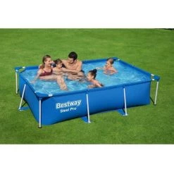 Piscine Tubulaire Bestway Rectangulaire 259x170x61 Cm - Steel Pro Pools -Piscine Soldes Boutique 58676383 2